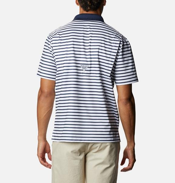 Columbia Skiff Cast Polo Navy White For Men's NZ89563 New Zealand